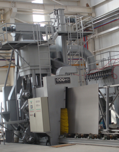 DİK SAC KUMLAMA MAKİNASI